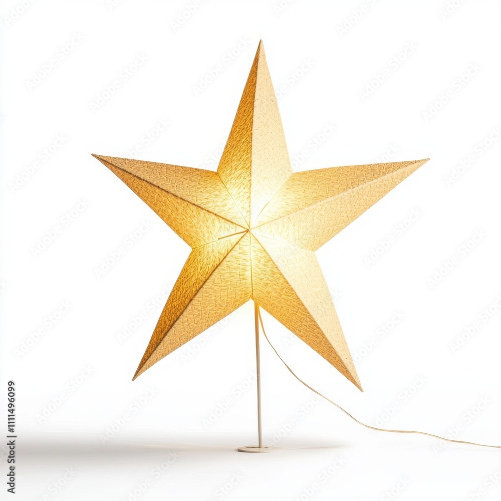 Festive christmas star decoration on white background home decor bright and cheerful atmosphere holiday spirit Festive christmas star decoration on white background home decor bright and cheerful atmosphere holiday spirit