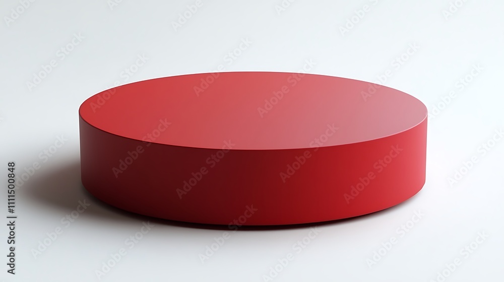a round red box with a round top that says the top a round red box with a round top that says the top