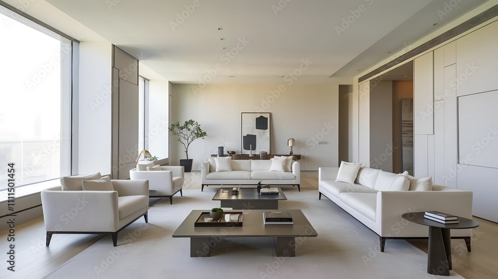 Minimalist home interior design of modern living room Minimalist home interior design of modern living room