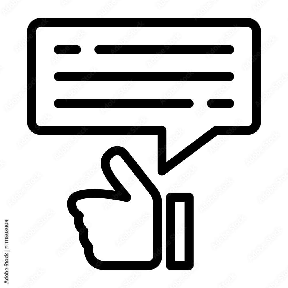 Good Feedback Line Icon. Thumb Up With Speech Bubble Linear Pictogram. Positive Communication Outline Symbol. Customer Review, Survey Chat Sign. Editable Stroke. Isolated Vector Illustration Good Feedback Line Icon. Thumb Up With Speech Bubble Linear Pictogram. Positive Communication Outline Symbol. Customer Review, Survey Chat Sign. Editable Stroke. Isolated Vector Illustration