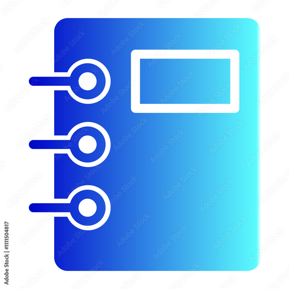 Notebook icon vector. Simple sign, isolated on white background, vector illustration Notebook icon vector. Simple sign, isolated on white background, vector illustration