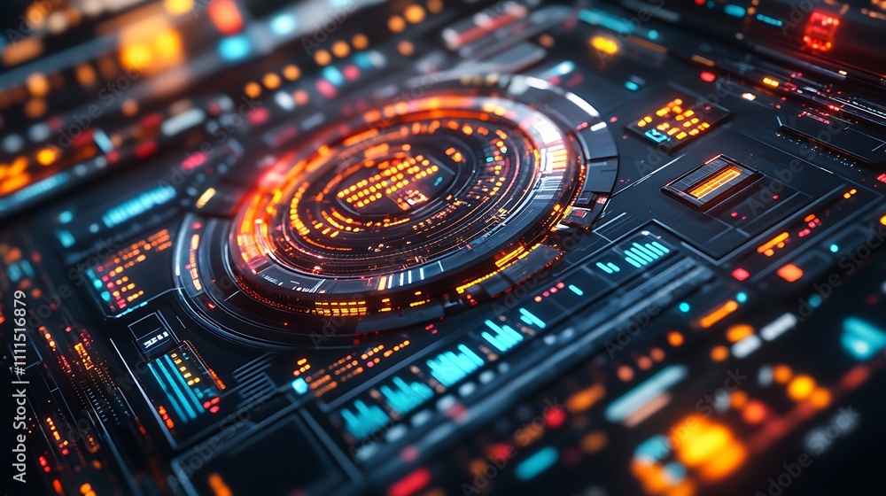 A sci-fi interface showcasing rotating 3D graphs, pulsating neon data streams, intricate holographic overlays, and dynamic chart animations, creating a sleek futuristic aesthetic, hd quality. A sci-fi interface showcasing rotating 3D graphs, pulsating neon data streams, intricate holographic overlays, and dynamic chart animations, creating a sleek futuristic aesthetic, hd quality.