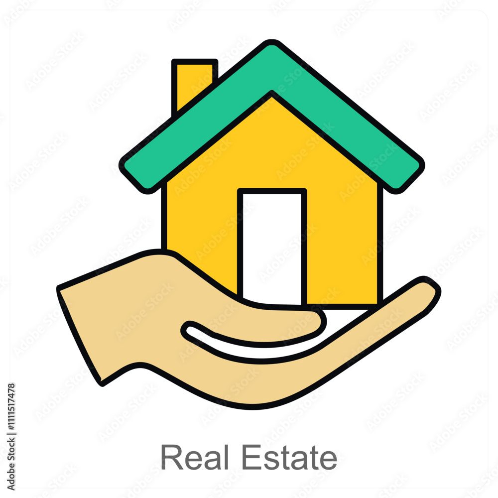 Naklejka premium Real Estate