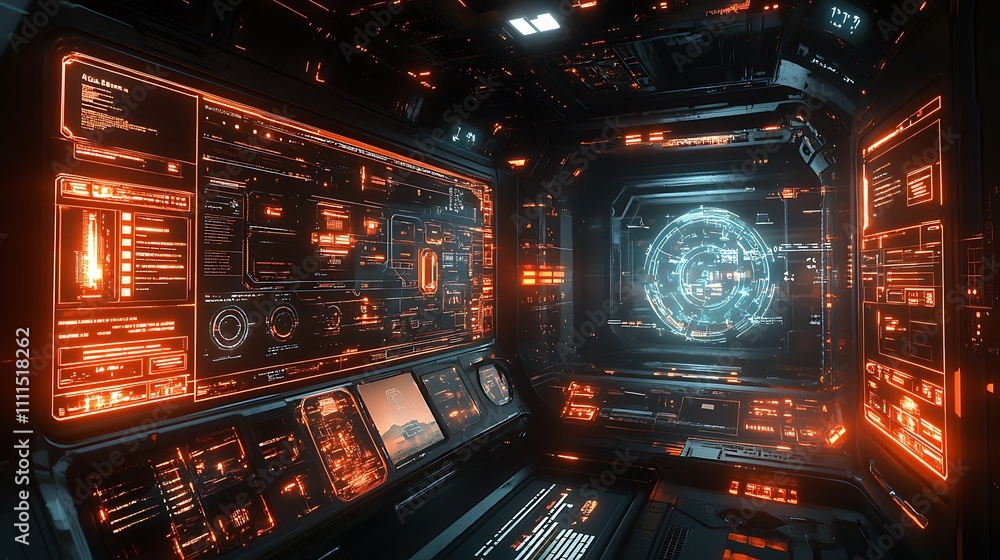 A vibrant augmented reality HUD with glowing holographic elements, dynamic depth animations, interactive motion visuals, and intricate layered grids, futuristic and immersive, A vibrant augmented reality HUD with glowing holographic elements, dynamic depth animations, interactive motion visuals, and intricate layered grids, futuristic and immersive,