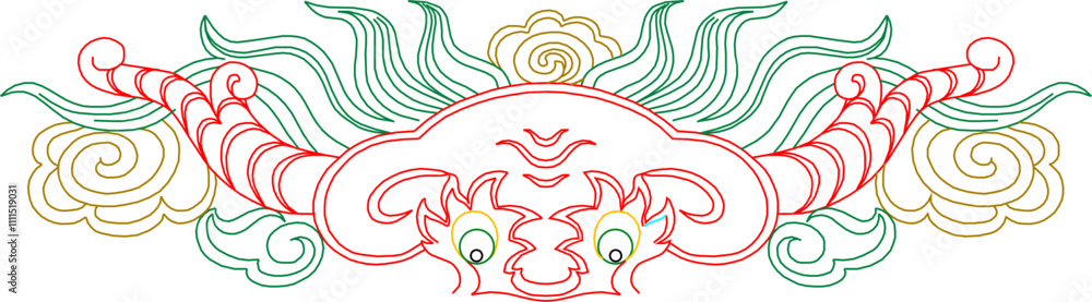 Vector sketch illustration silhouette design image detail icon logo symbol background pattern ornament decoration classic vintage floral animal dragon flying ethnic traditional Vector sketch illustration silhouette design image detail icon logo symbol background pattern ornament decoration classic vintage floral animal dragon flying ethnic traditional