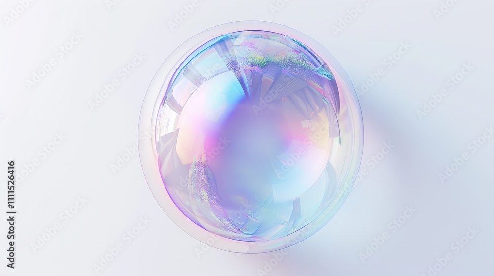 Soap bubble on white background Soap bubble on white background