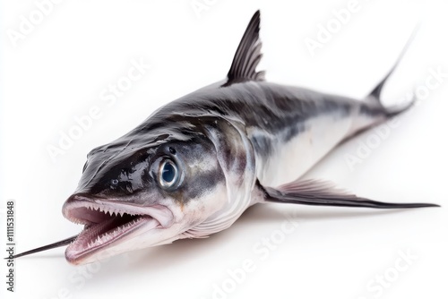 Pacific ocean predator swordfish isolated on a white background photo