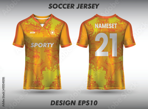 Soccer jersey template sport t shirt design