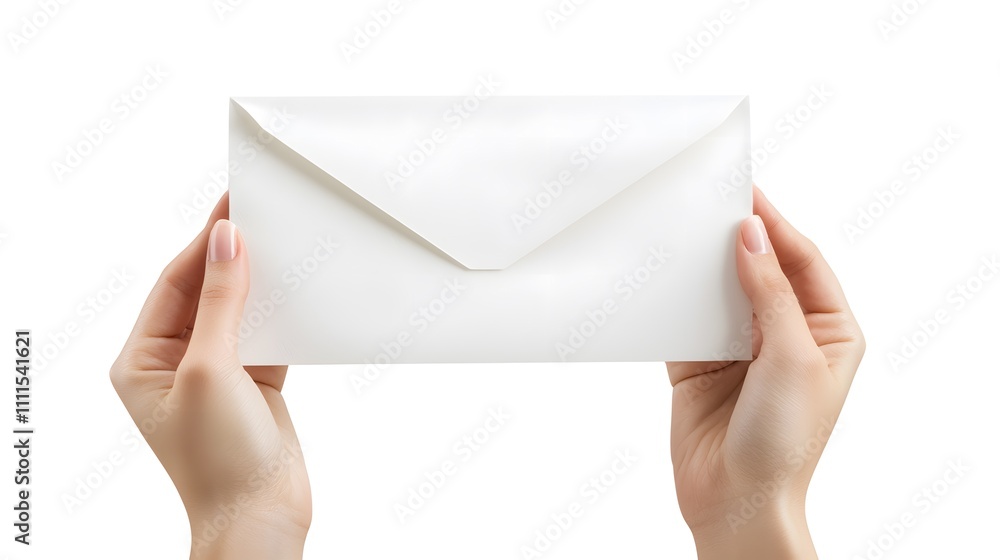 Mockup of blank paper held by hands Mockup of blank paper held by hands
