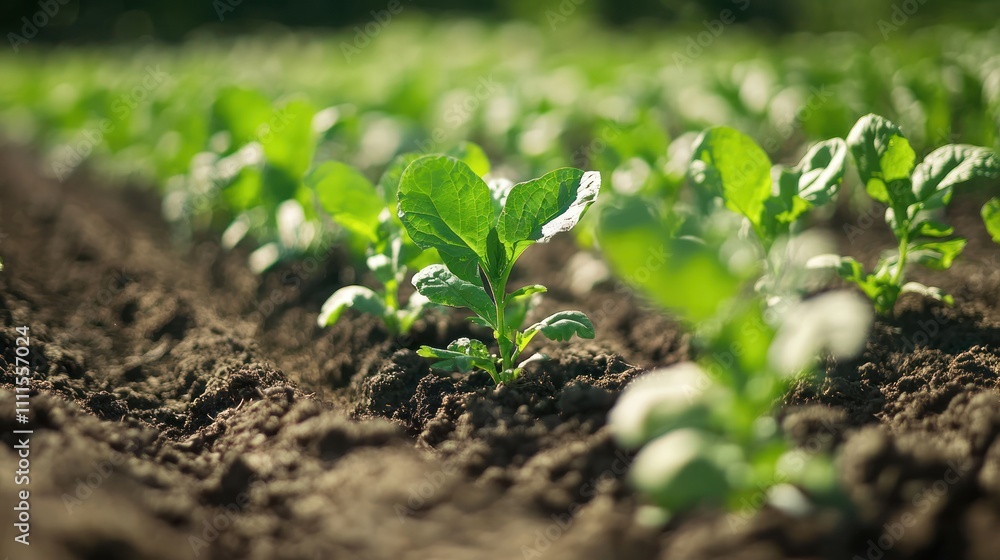 Sustainable farming practices, farmer working on organic and eco-friendly crops Sustainable farming practices, farmer working on organic and eco-friendly crops