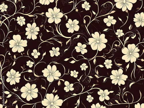 Elegant Floral Illustration Background