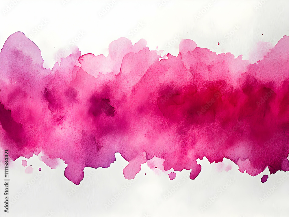 Obraz premium Abstract Watercolor Pink Background