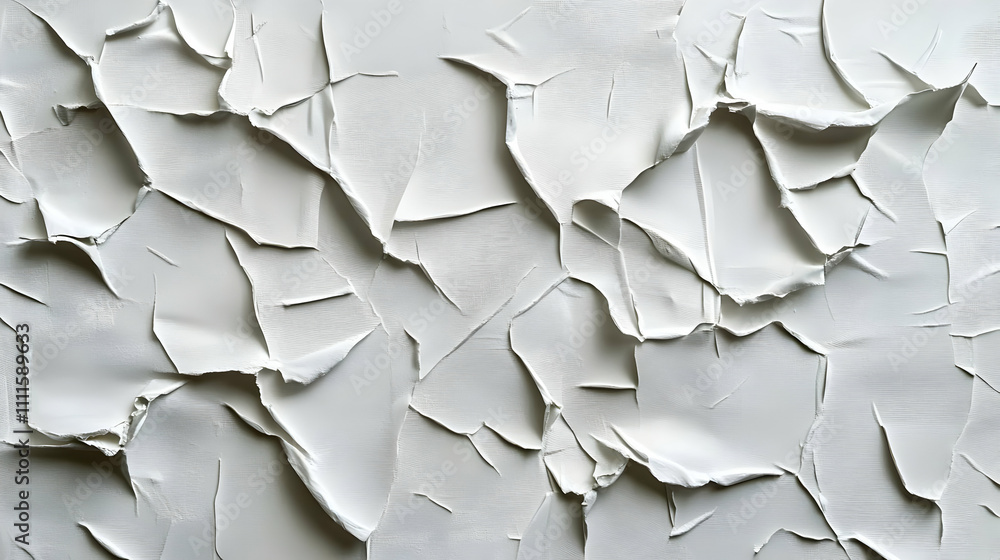 White Crackled Paint Abstract Texture White Crackled Paint Abstract Texture