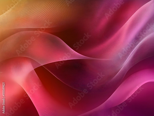 Abstract Pink Wave Background Illustration