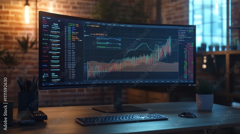 Analyzing Commodity Prices with Data and Charts on a Sleek Office Desk Analyzing Commodity Prices with Data and Charts on a Sleek Office Desk