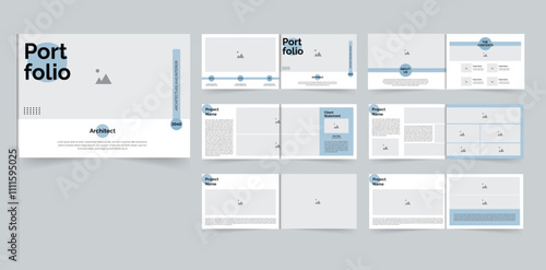 12 pages portfolio brochure architecture portfolio interior portfolio