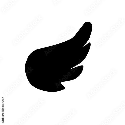 Wing silhouette icon photo