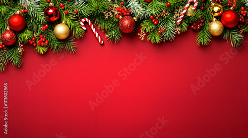 Merry Christmas and Happy New Year Background