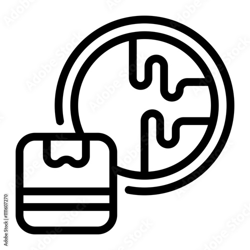 Global Line Icon