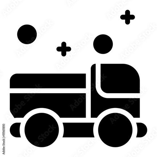 Snowplow Solid Icon