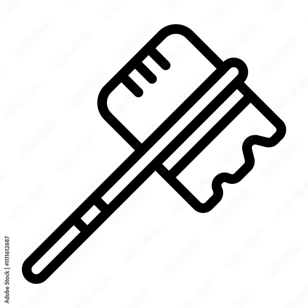 Toothbrush Line Icon Toothbrush Line Icon