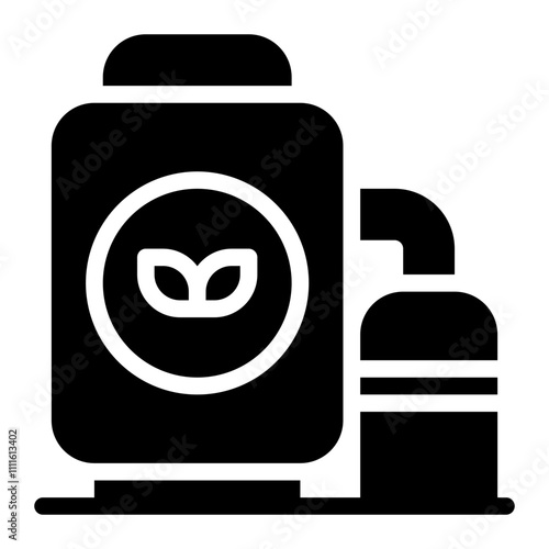 Water Tank Solid Icon