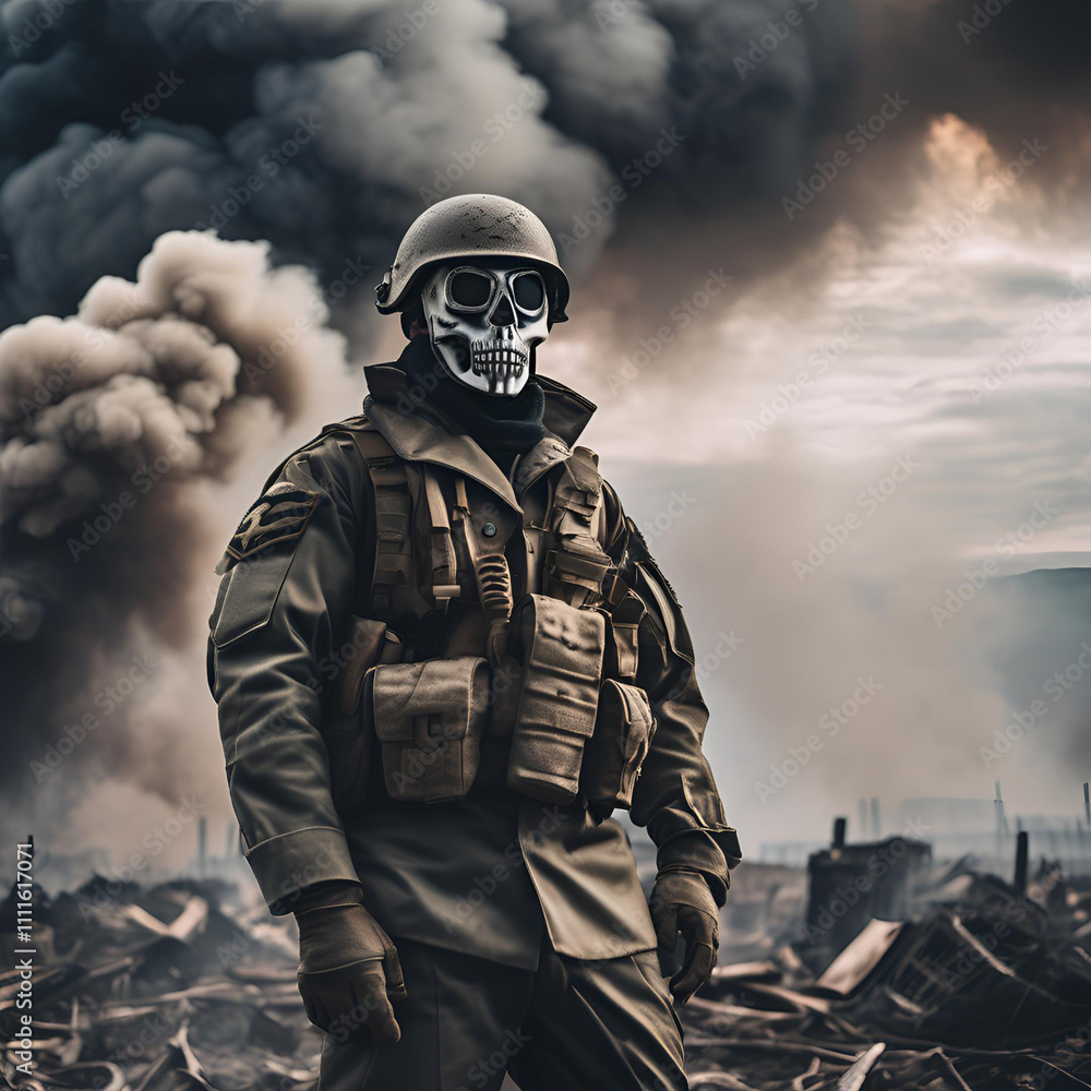 Naklejka premium military combat