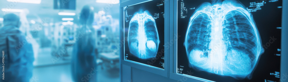 Lung X ray images displayed in medical facility, showcasing detailed anatomy. environment is clinical and focused on health diagnostics, emphasizing importance of accurate imaging Lung X ray images displayed in medical facility, showcasing detailed anatomy. environment is clinical and focused on health diagnostics, emphasizing importance of accurate imaging