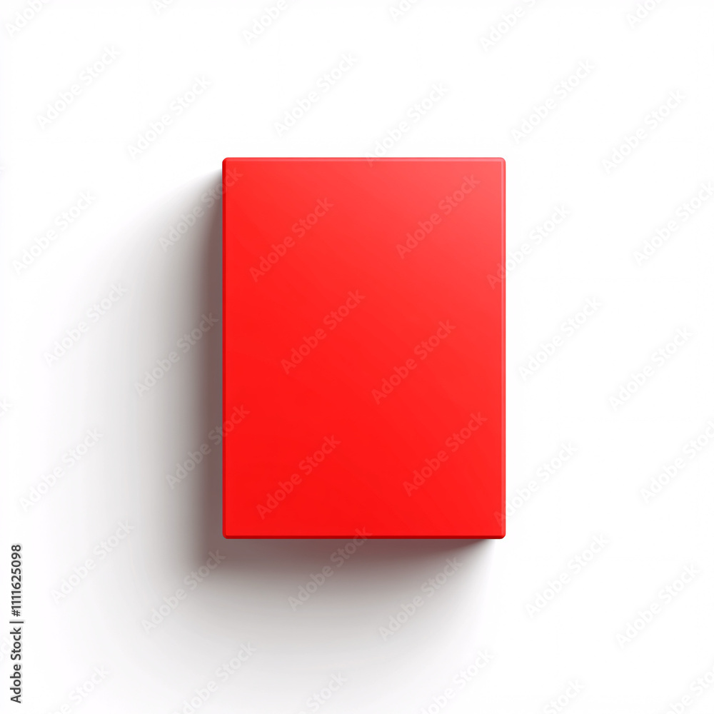 A vibrant red box displayed against a minimalist white background, emphasizing color and form. A vibrant red box displayed against a minimalist white background, emphasizing color and form.