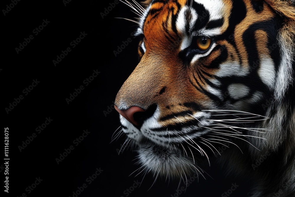 Obraz premium white tiger portrait