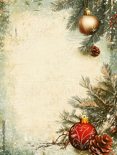 Grunge christmas background green background