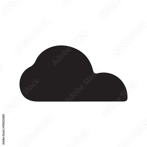 Cloud icon vector for web and mobile app. cloud sign and symbol