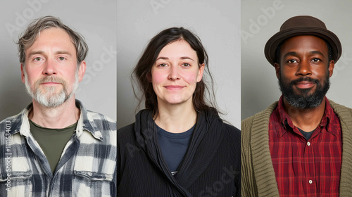 Diverse Portraits: Three In...