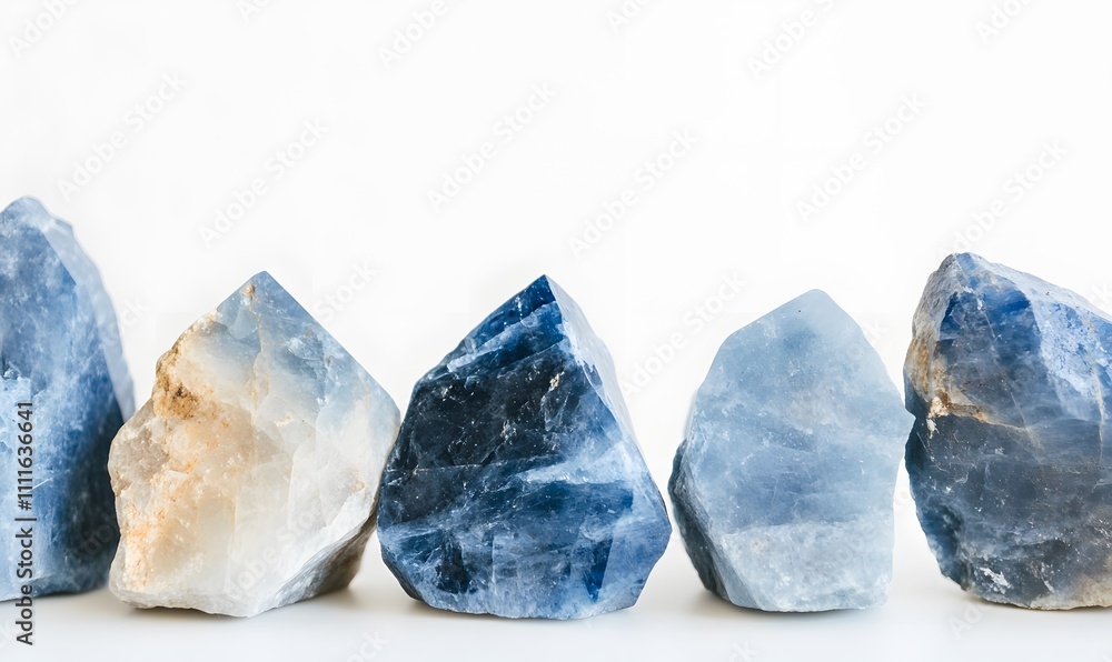 Rough blue quartz stone showing natural beauty and unique texture, Generative AI Rough blue quartz stone showing natural beauty and unique texture, Generative AI