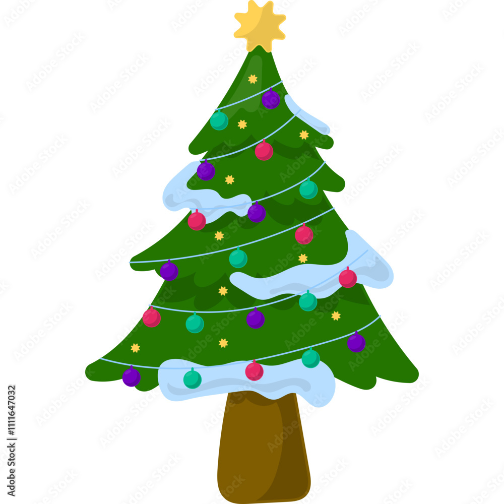 Christmas Tree Illustration Christmas Tree Illustration