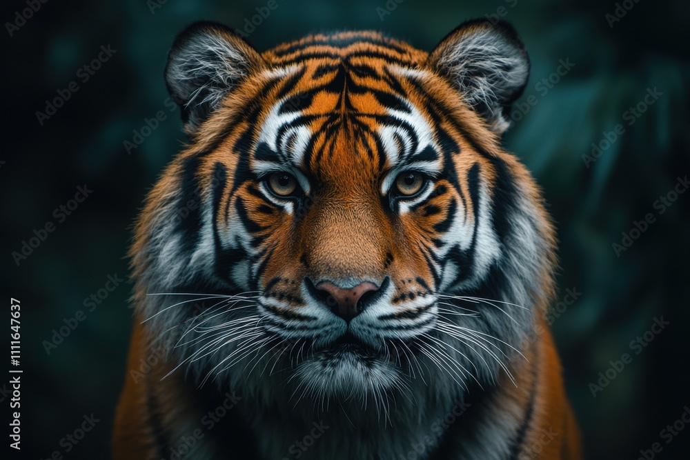 portrait of a tiger portrait of a tiger