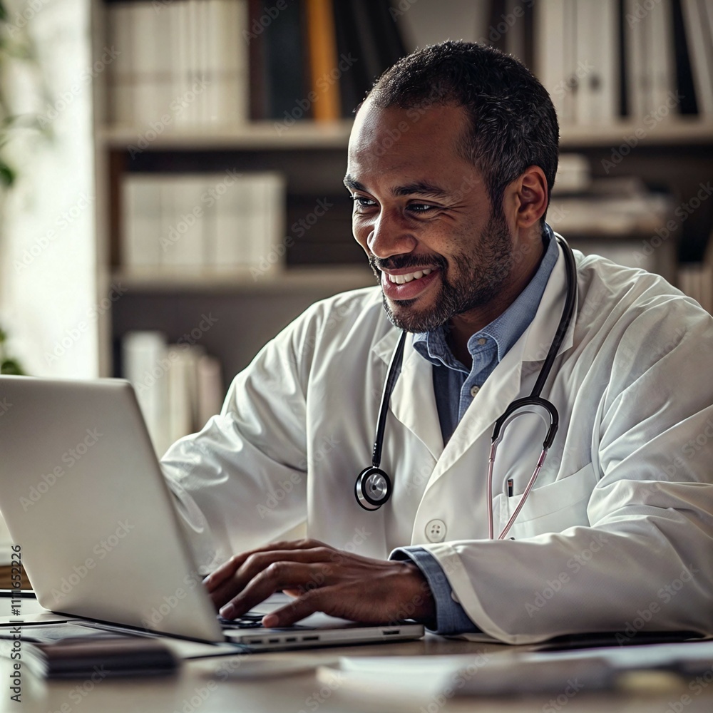 doctor doing tele medicine. talking by video call with a patient. online medicine doctor doing tele medicine. talking by video call with a patient. online medicine