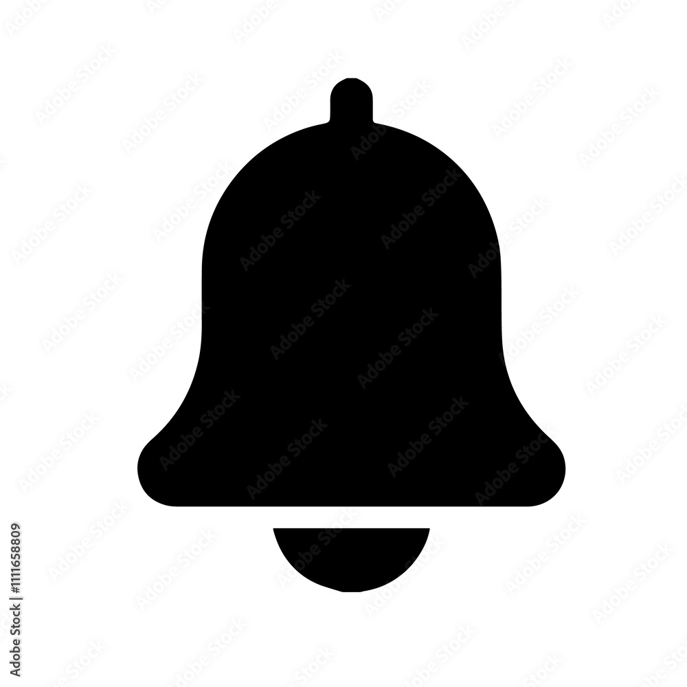Bell shadow icon for templates. Bell shadow icon for templates.