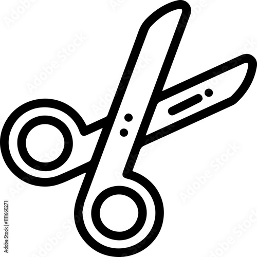 scissors icon design for templates.