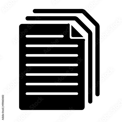 Icons of overlapping documents for templates.