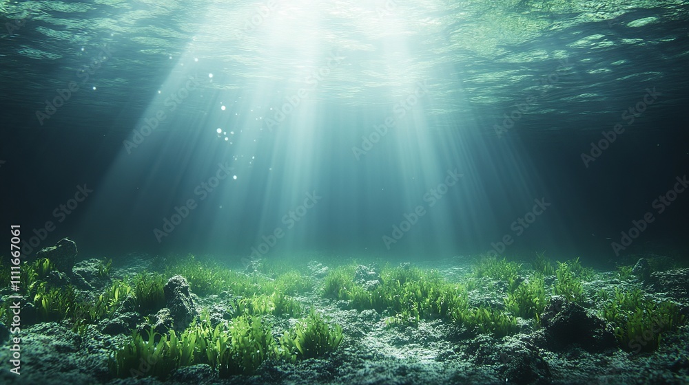 Undersea photo capturing vibrant marine life and habitats, perfect for a sea life documentary Undersea photo capturing vibrant marine life and habitats, perfect for a sea life documentary