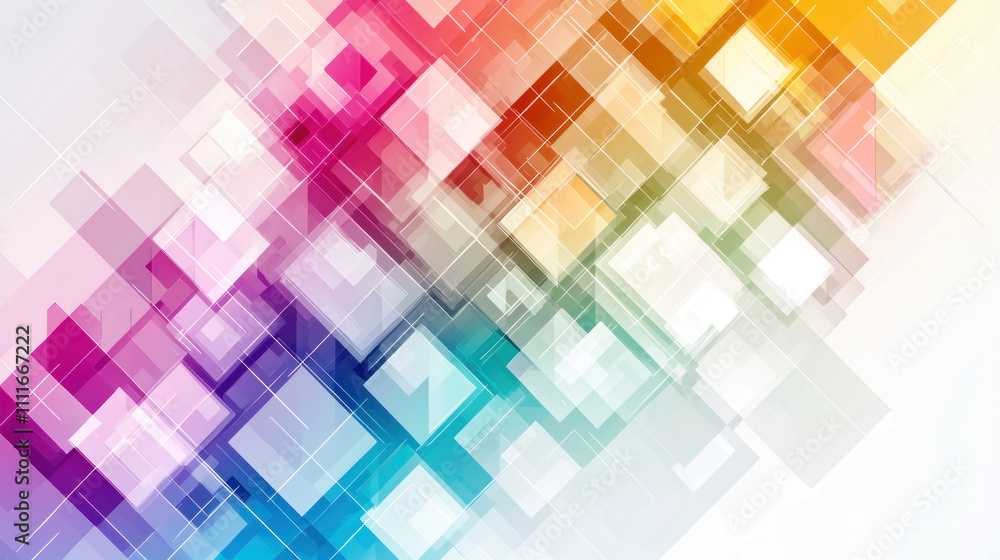 Colorful overlapping squares abstract background. Colorful overlapping squares abstract background.