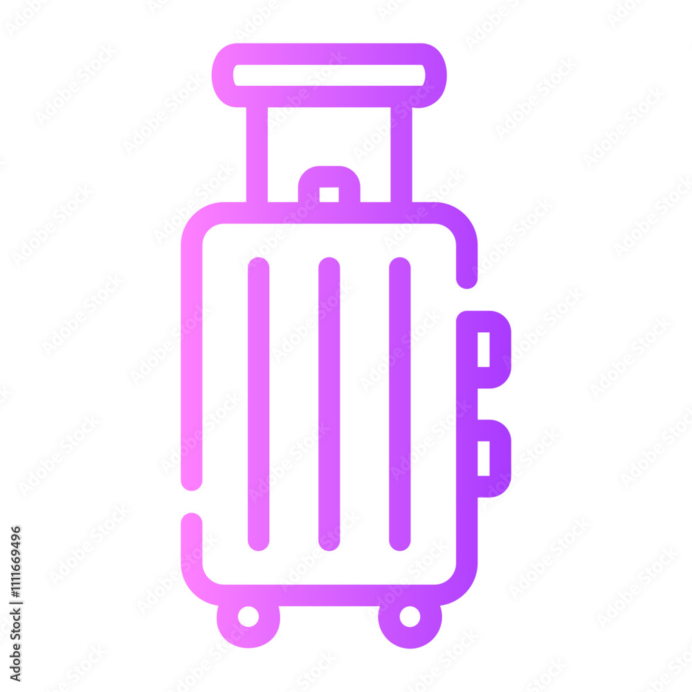 suitcase Line Gradient Icon suitcase Line Gradient Icon