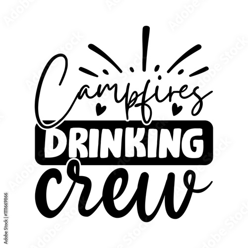Camping Saying SVG Design