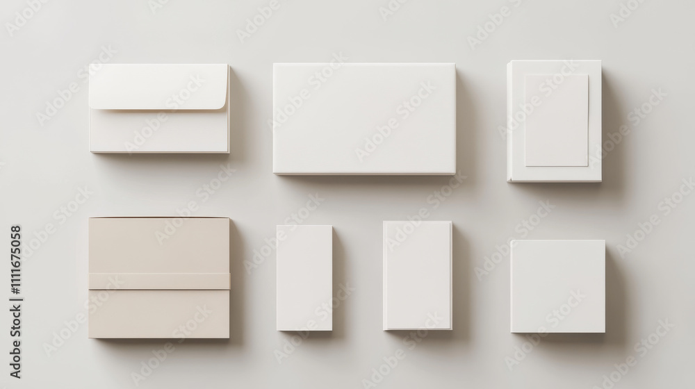 White closed and open cardboard box mockup top angle view. Realistic vector illustration set of blank carton package for delivery or gift concept. Rectangular low paper pack with cover mock up. White closed and open cardboard box mockup top angle view. Realistic vector illustration set of blank carton package for delivery or gift concept. Rectangular low paper pack with cover mock up.