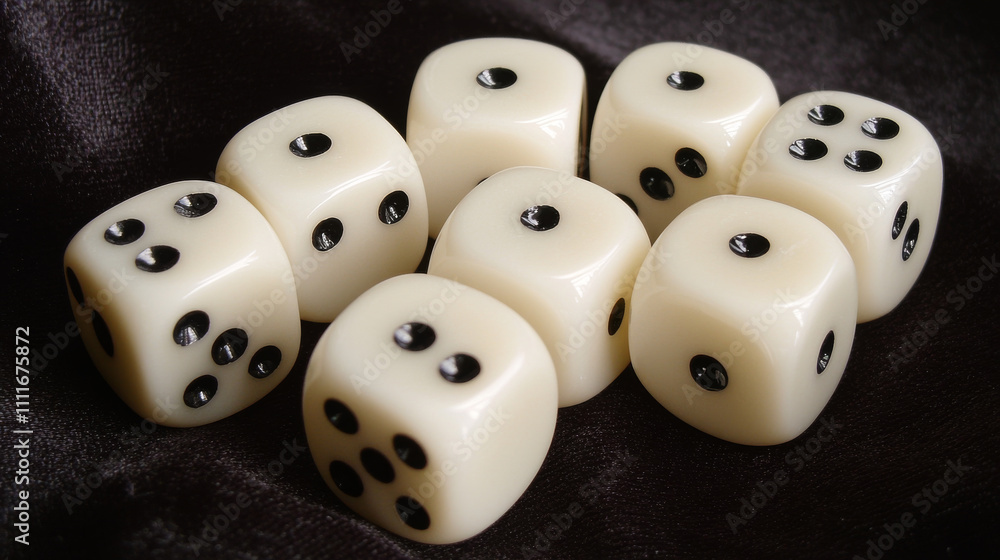 White 3d isolated realistic dice for casino game vector icon. Backgammon lucky cube roll with 1, 6 or two dot number. Random rolling square luck choice for poker gaming entertainment illustration White 3d isolated realistic dice for casino game vector icon. Backgammon lucky cube roll with 1, 6 or two dot number. Random rolling square luck choice for poker gaming entertainment illustration