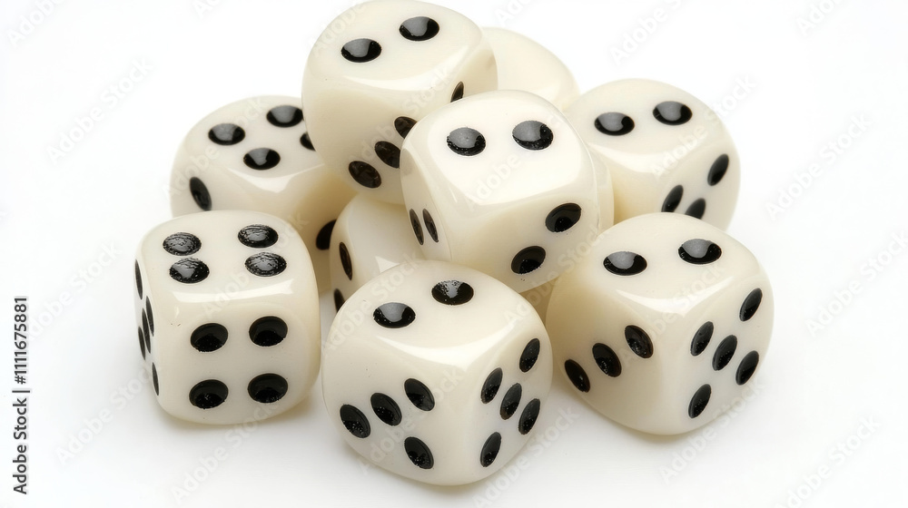 White 3d isolated realistic dice for casino game vector icon. Backgammon lucky cube roll with 1, 6 or two dot number. Random rolling square luck choice for poker gaming entertainment illustration White 3d isolated realistic dice for casino game vector icon. Backgammon lucky cube roll with 1, 6 or two dot number. Random rolling square luck choice for poker gaming entertainment illustration