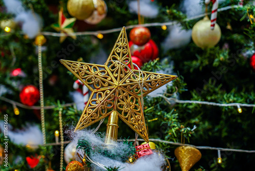 Gingerbread House Christmas Decorations in Nepal photo