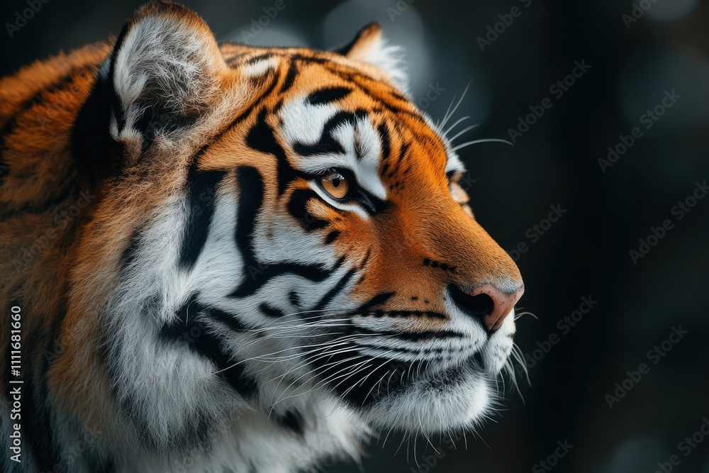 portrait of a bengal tiger portrait of a bengal tiger