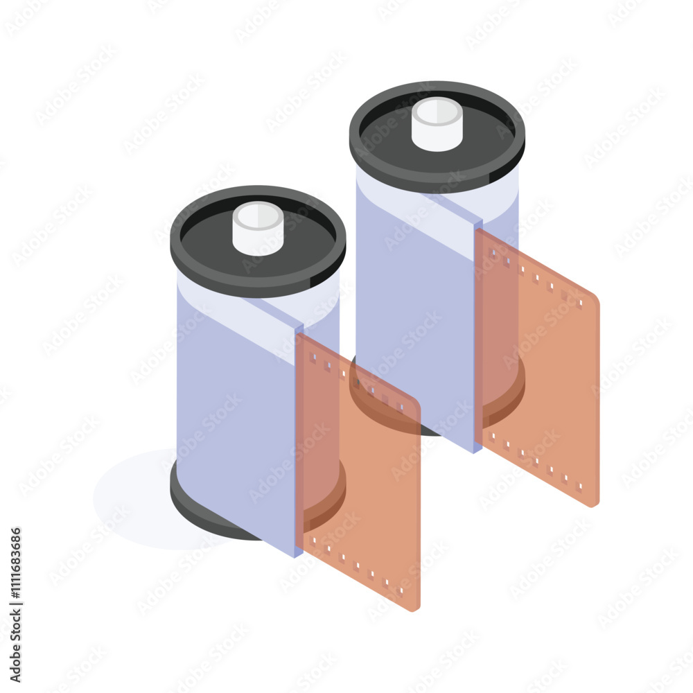 Obraz premium Film processing and roll printing for traditional techniques.